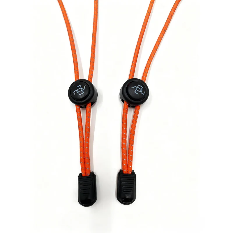 Trinovate Essential Speed Laces, elastische Schnürsenkel, Coral Flame