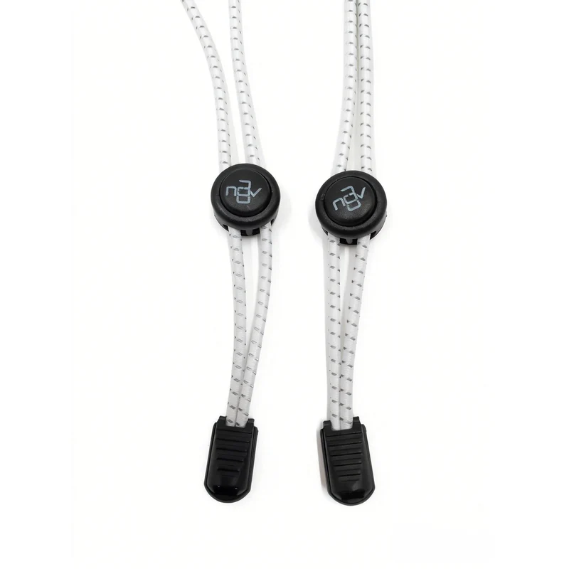 Trinovate Essential Speed Laces, elastische Schnürsenkel, Arctic White