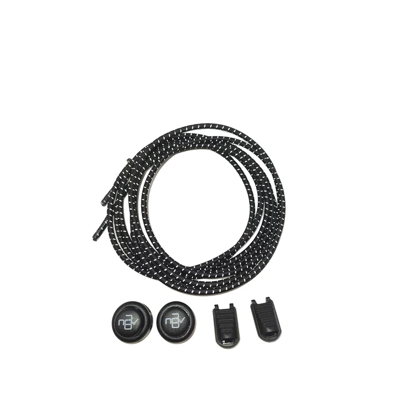 Trinovate Essential Speed Laces, elastische Schnürsenkel, Midnight Black