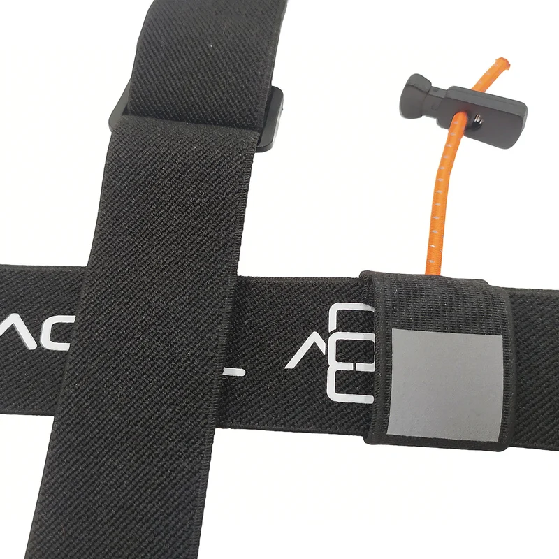 Trinovate Race Belt with Lycra Pocket Ultra Edition, Startnummernband mit Tasche, Midnight Black