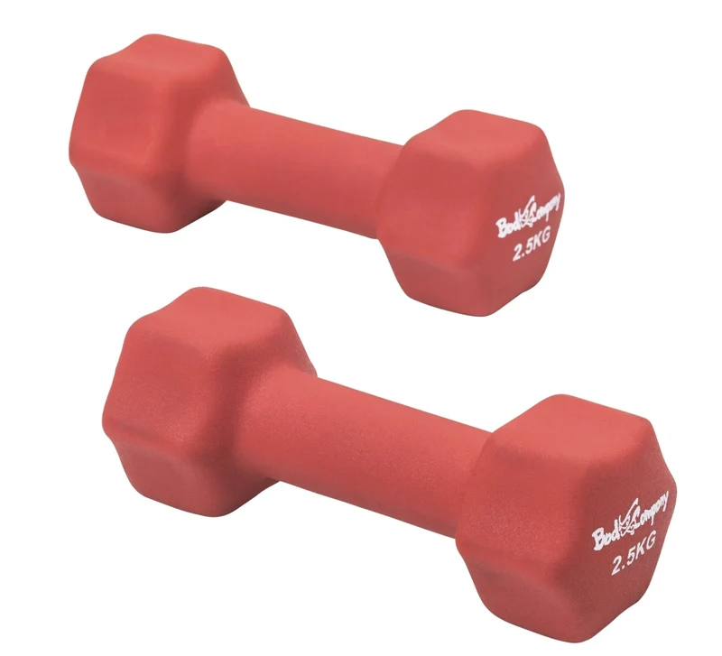 29Kg (2x2.5, 2x3, 2x4, 2x5) Neopren Gymnastik Hanteln