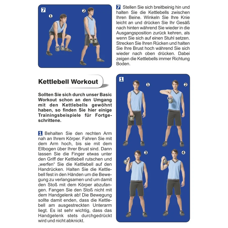 Kettlebell aus Kunststoff 20 kg