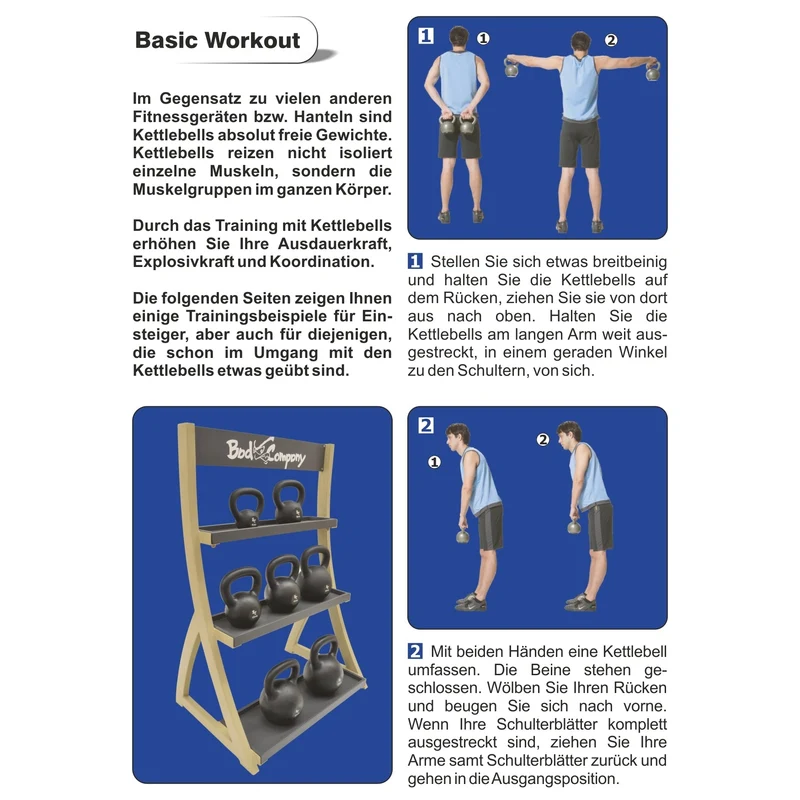 Kettlebell aus Kunststoff 14 kg