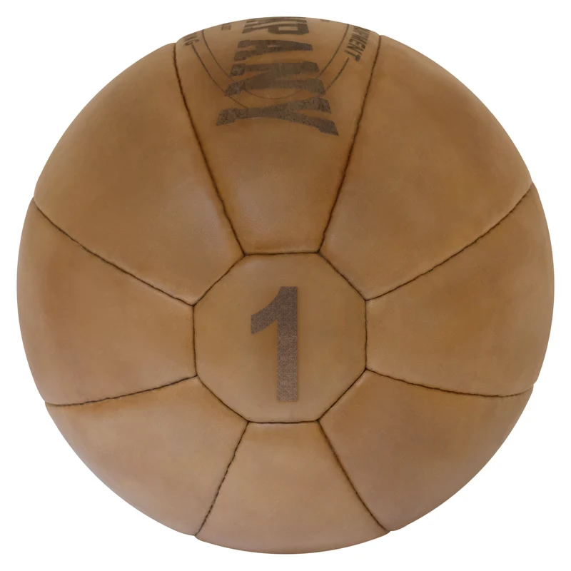 Medizinball aus Echtleder