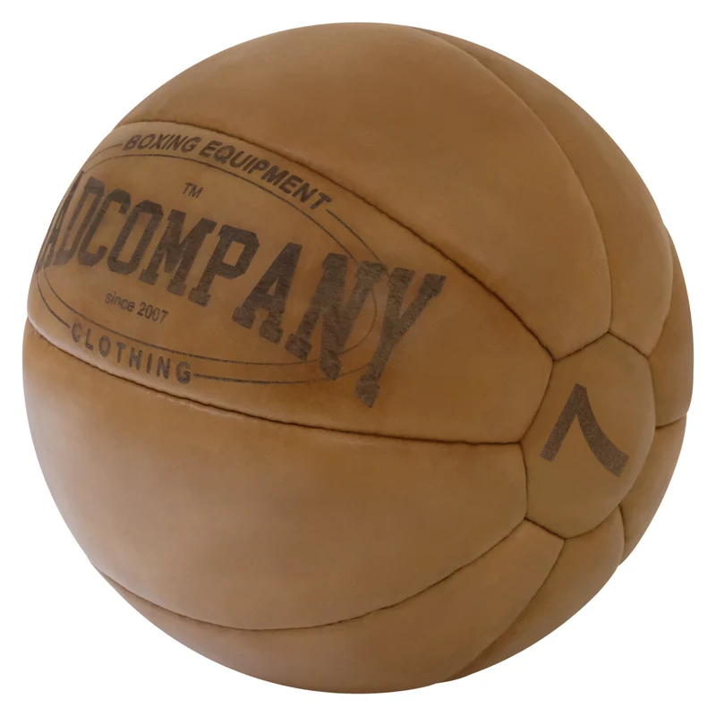 Medizinball aus Echtleder