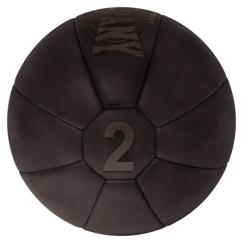 Medizinball aus Echtleder