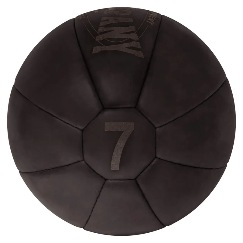 Medizinball aus Echtleder
