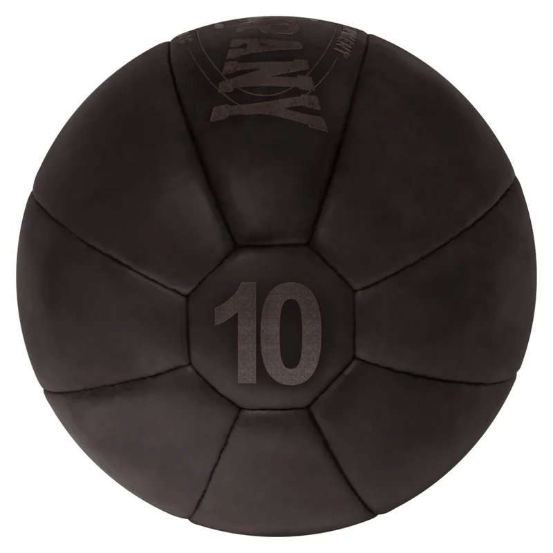 Medizinball aus Echtleder