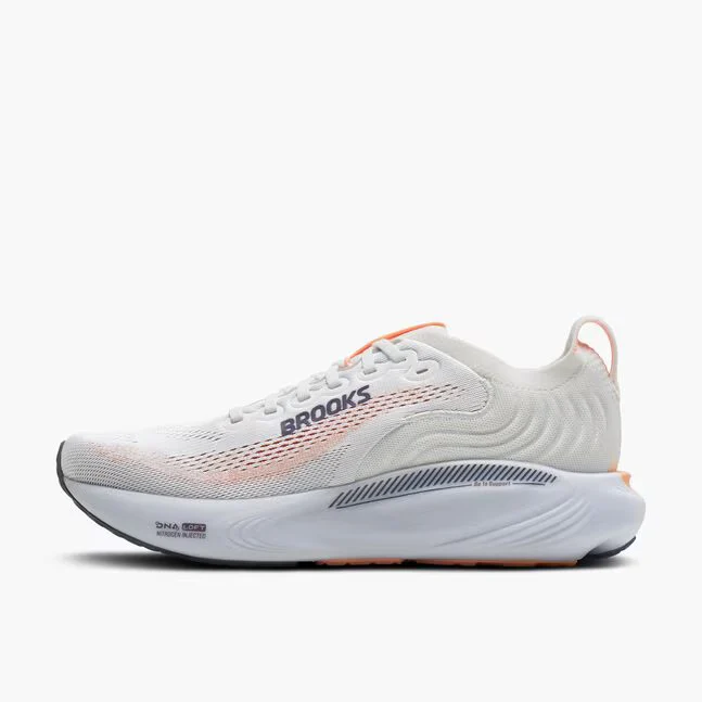 Brooks Adrenaline GTS 25, Laufschuh, Damen, Oyster Mushroom/Peach/Grape