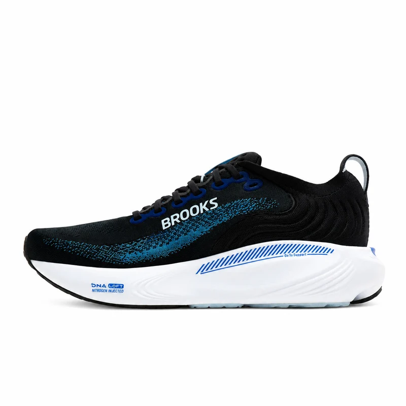 Brooks Adrenaline GTS 25, Laufschuhe, Herren, Black/Blue/Nantucket Breeze