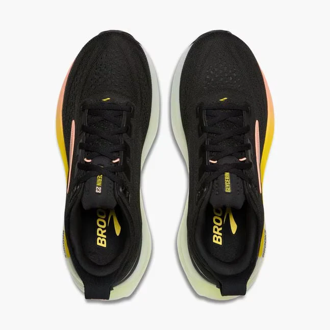 Brooks Glycerin 23, Laufschuh, Damen, Black/Peach/Nightlife