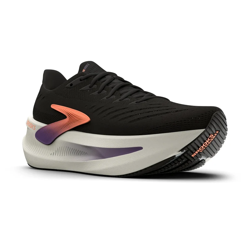 Brooks Glycerin Max 2, Laufschuh, Damen, Black/Peach/Clear