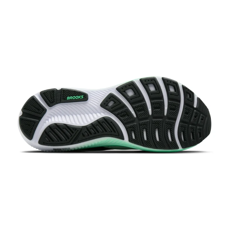 Brooks Ghost 18, Laufschuhe, Herren, White/Spring Bud/Spruce