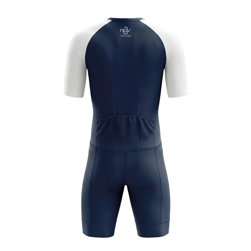 Trinovate Elite Aero Trisuit Sleeved, Herren, Core Blue