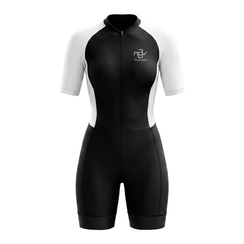 Trinovate Essential Aero Trisuit Sleeved, Damen, Midnight Black