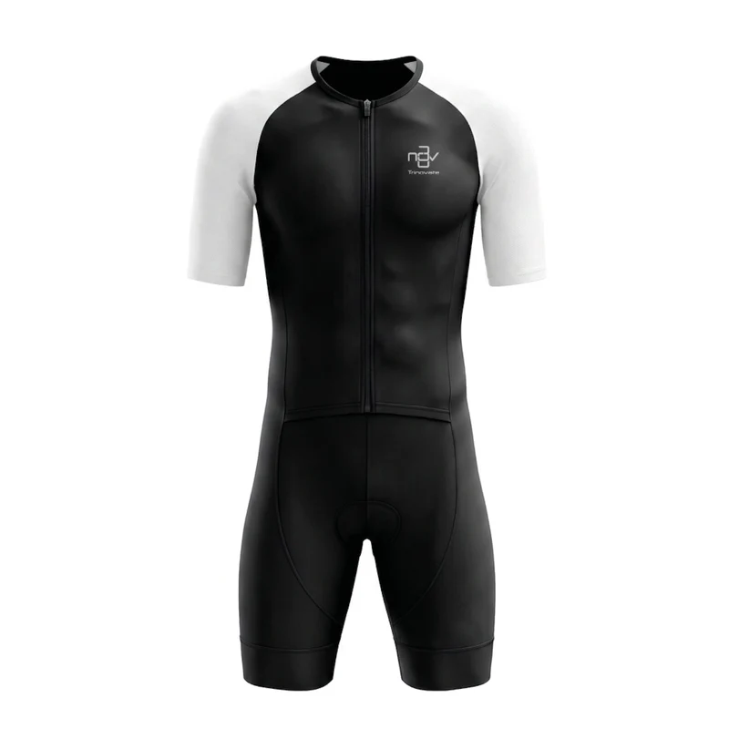 Trinovate Essential Aero Trisuit Sleeved, Herren, Midnight Black