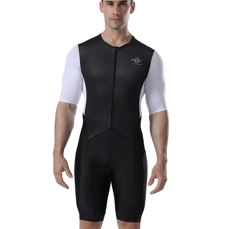 Trinovate Essential Aero Trisuit Sleeved, Herren, Midnight Black