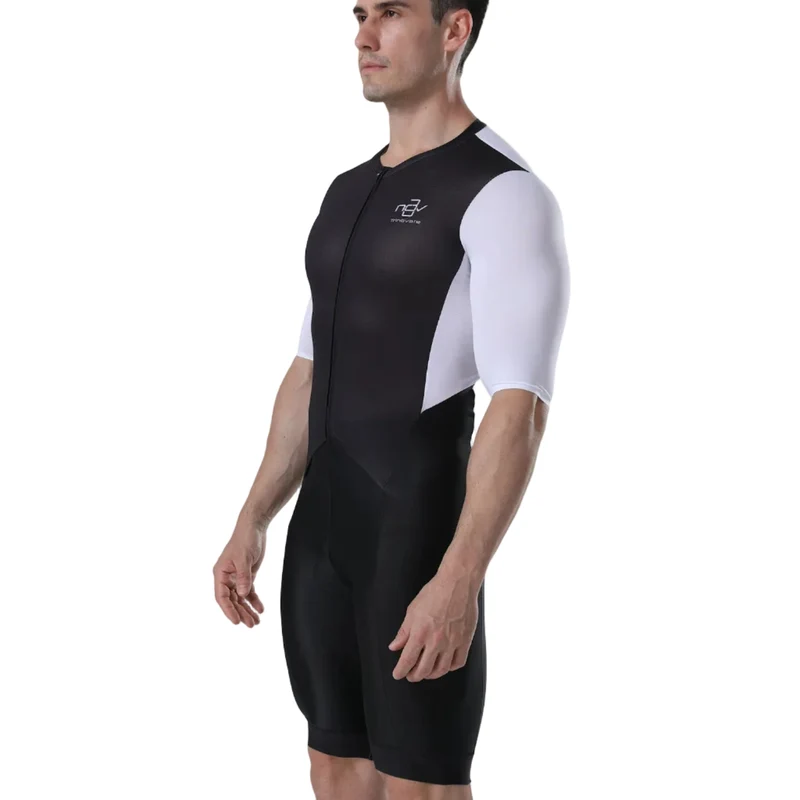 Trinovate Essential Aero Trisuit Sleeved, Herren, Midnight Black