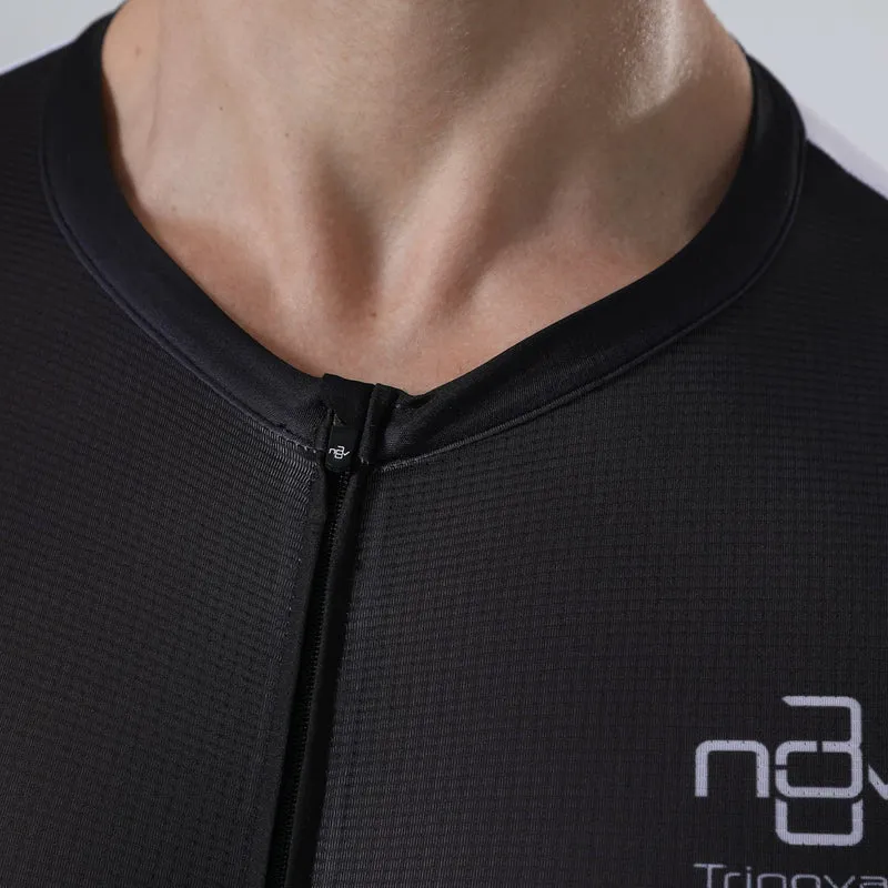 Trinovate Essential Aero Trisuit Sleeved, Herren, Midnight Black