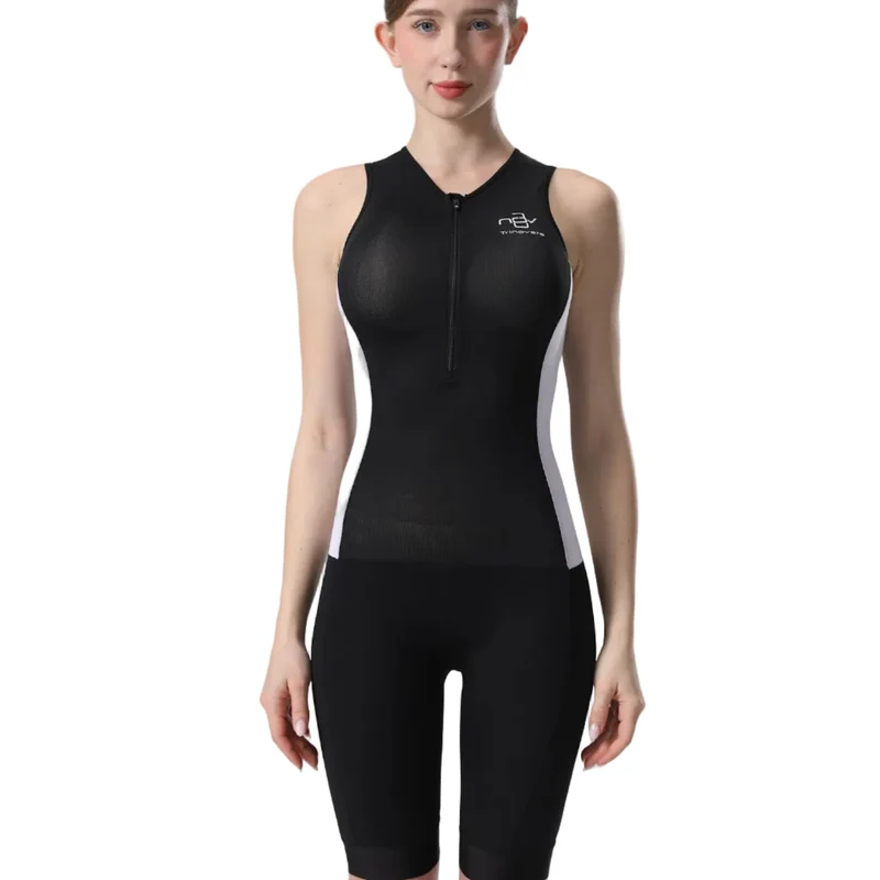 Trinovate Essential Trisuit Sleevless, Damen, Midnight Black