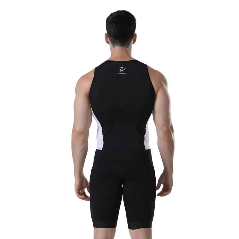 Trinovate Essential Trisuit Sleevless, Herren, Midnight Black