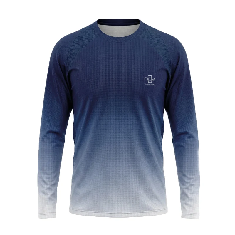 Trinovate Elite Laufshirt Longsleeve, Blue Horizon, unisex