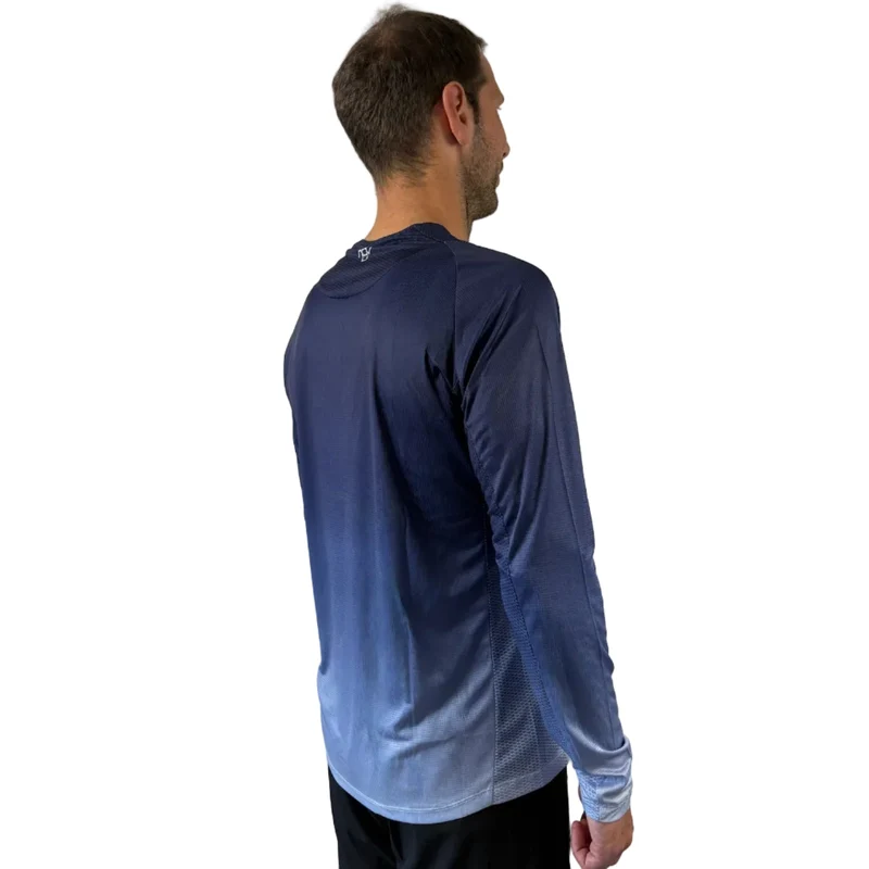 Trinovate Elite Laufshirt Longsleeve, Blue Horizon, unisex