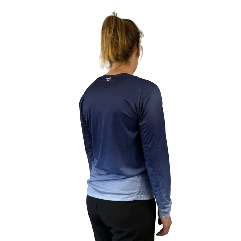 Trinovate Elite Laufshirt Longsleeve, Blue Horizon, unisex