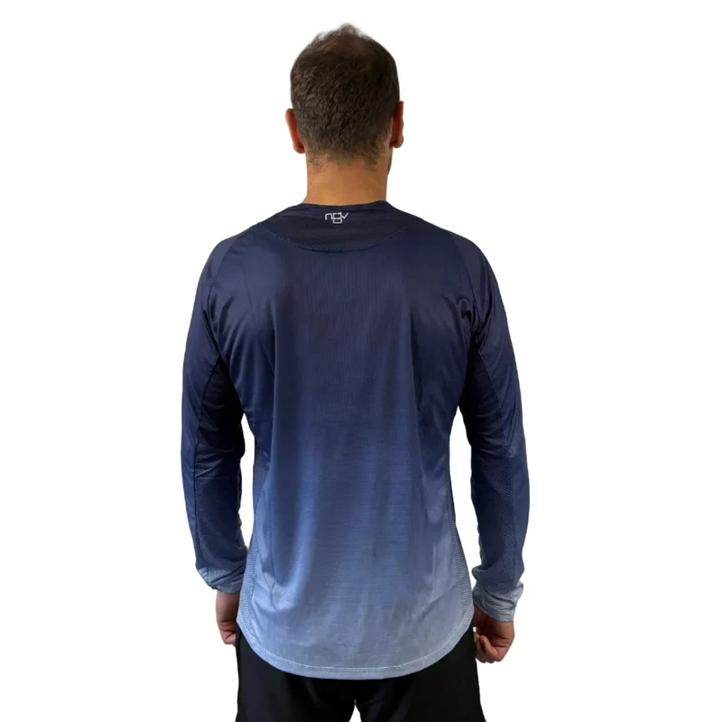 Trinovate Elite Laufshirt Longsleeve, Blue Horizon, unisex