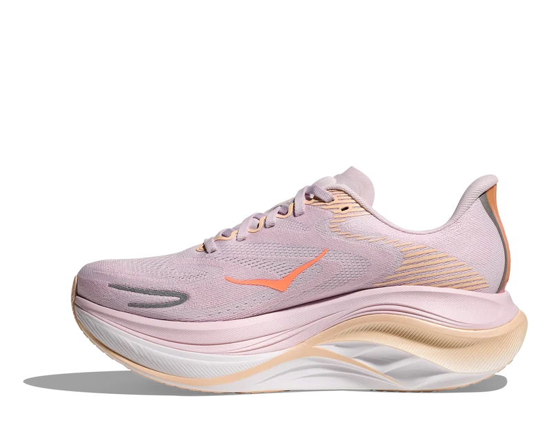 Hoka Skyward X 2, Laufschuh, Damen, Lilac Cream/ Tangerine Glow