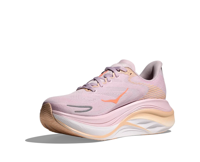 Hoka Skyward X 2, Laufschuh, Damen, Lilac Cream/ Tangerine Glow