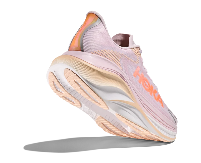 Hoka Skyward X 2, Laufschuh, Damen, Lilac Cream/ Tangerine Glow