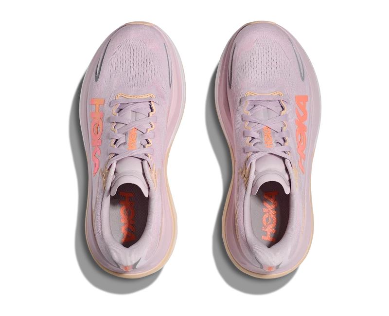 Hoka Skyward X 2, Laufschuh, Damen, Lilac Cream/ Tangerine Glow