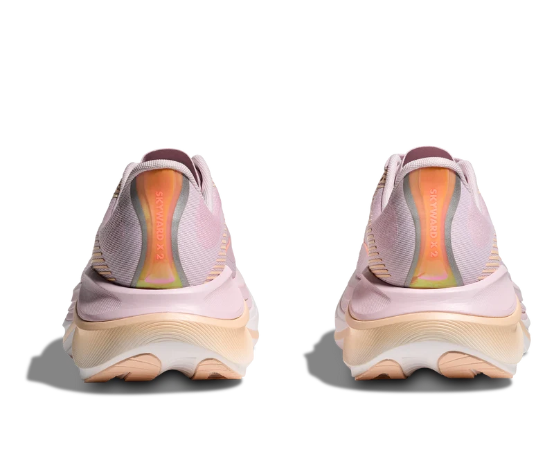 Hoka Skyward X 2, Laufschuh, Damen, Lilac Cream/ Tangerine Glow