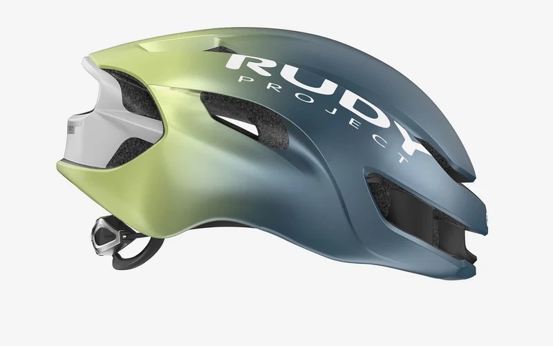 RUDY Project Nytron, Radhelm, Blue Avio/Apple Green Metal Matte