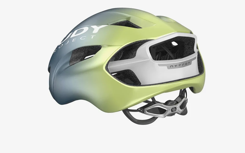RUDY Project Nytron, Radhelm, Blue Avio/Apple Green Metal Matte