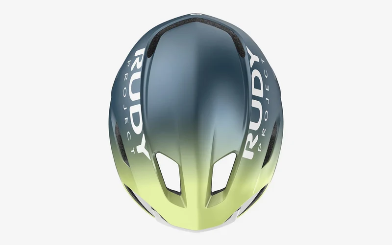 RUDY Project Nytron, Radhelm, Blue Avio/Apple Green Metal Matte