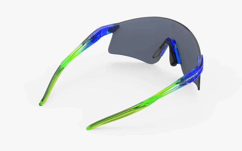 RUDY Project Astral X, Multilaser Blue/ Crystal Blue/Green Fluo Gloss, Radbrille, Sportbrille