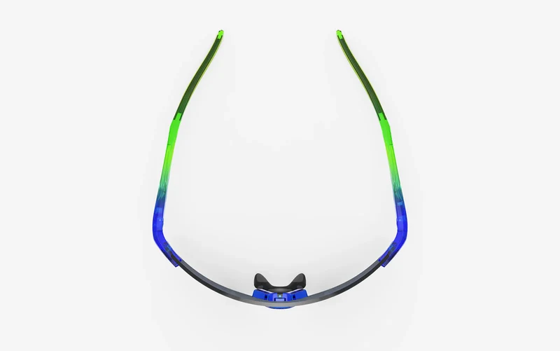 RUDY Project Astral X, Multilaser Blue/ Crystal Blue/Green Fluo Gloss, Radbrille, Sportbrille