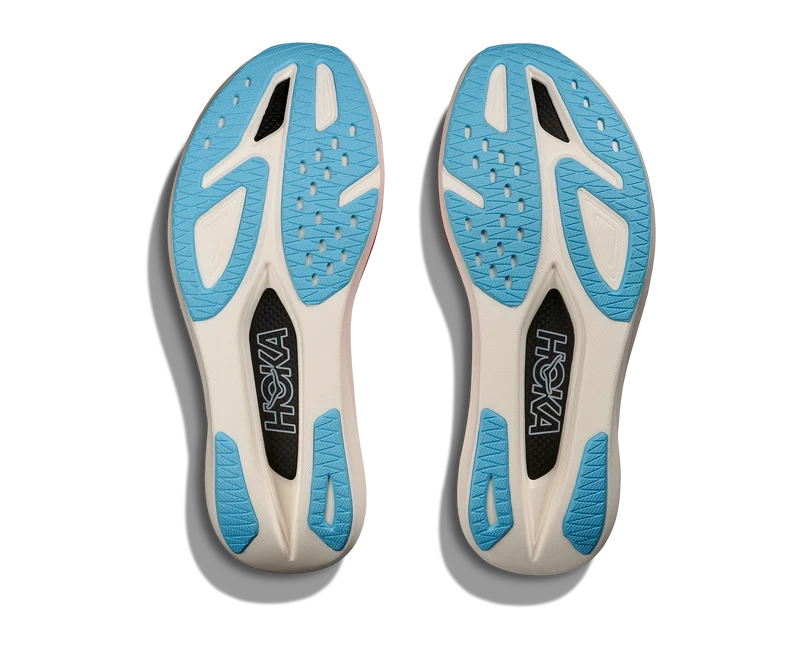 Hoka Rocket X 3, Laufschuh, unisex, Alabaster/Frost