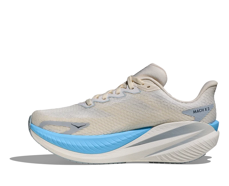 Hoka Mach X 3, Laufschuhe, Damen, White/Alabaster