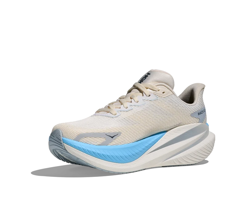 Hoka Mach X 3, Laufschuhe, Damen, White/Alabaster