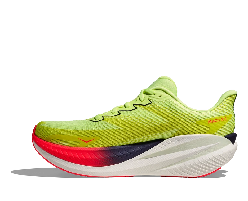 Hoka Mach X 3, Laufschuhe, Herren, Neon Yuzu/Squid Ink