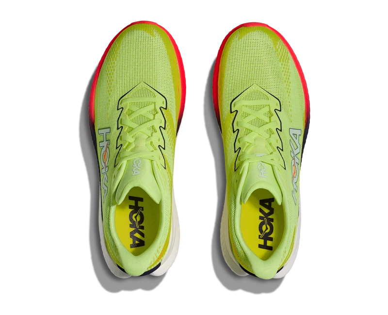 Hoka Mach X 3, Laufschuhe, Herren, Neon Yuzu/Squid Ink
