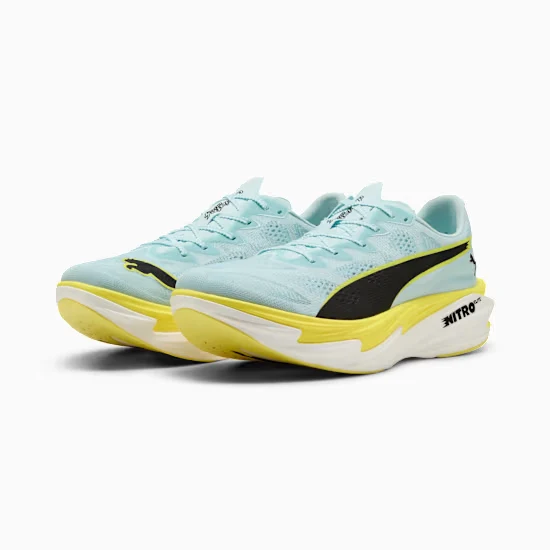Puma Deviate Nitro Elite 4, Laufschuh, Herren, Fresh Water/Lemon Crush/PUMA Black/PUMA White