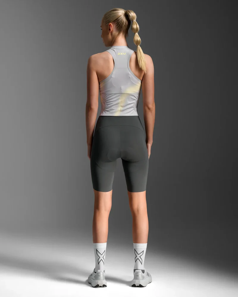 2XU Light Speed React Trisuit, Damen, Lemon Ice/Jupiter