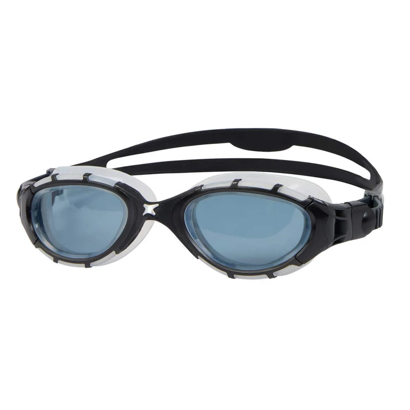 Zoggs Predator Flex, Schwimmbrille, Black Grey/Tint Smoke