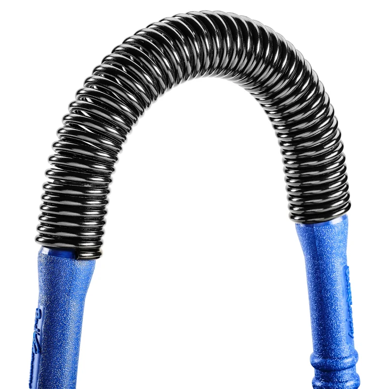 Biegehantel mit starker Widerstandsfeder aus Stahl blue