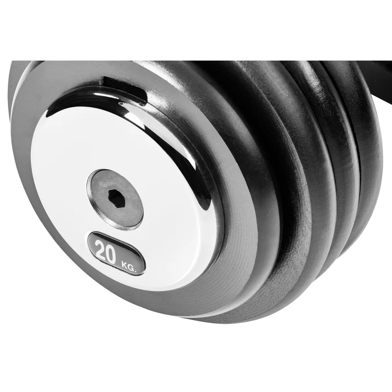 Profi Studio Satz von 5 Kg - 27,5 Kg inkl. Ablage/Rack Guss