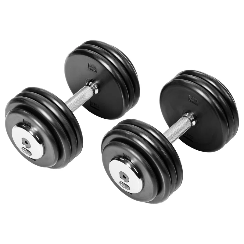 Profi Studio Satz von 5 Kg - 27,5 Kg inkl. Ablage/Rack Gummi